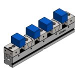 Multigrip Machine Vice with Diamond Teeth Jaws
